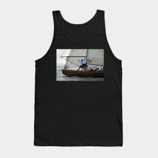 Foredeck action on board Natural Tank Top